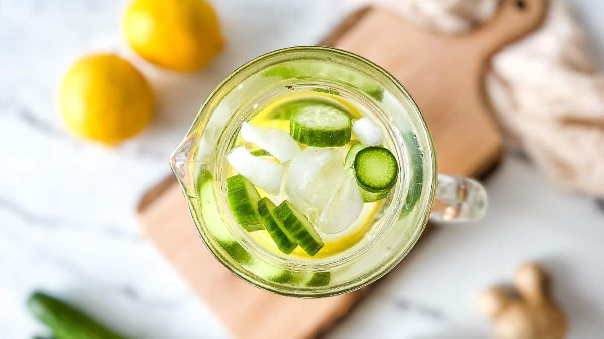 Cucumber Lemon Ginger Water