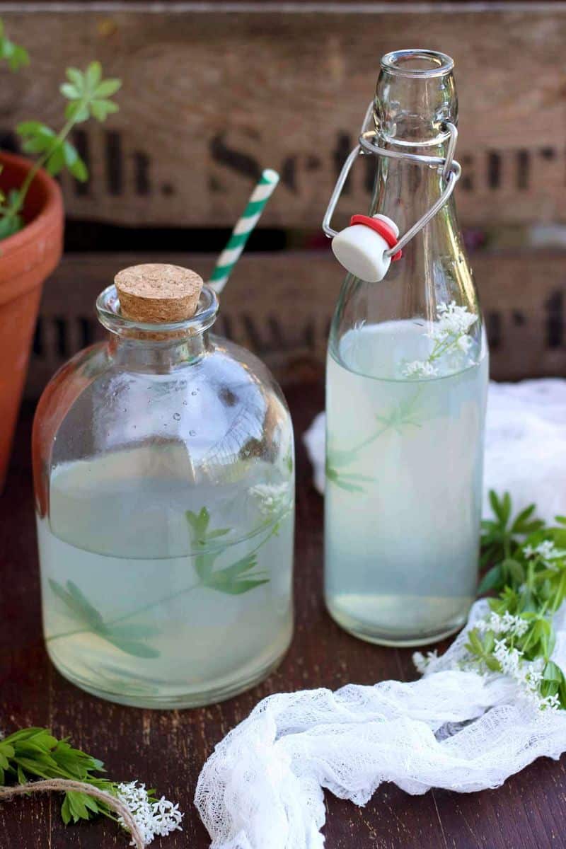 Healthy Sweet Woodruff Lemonade • Happy Kitchen