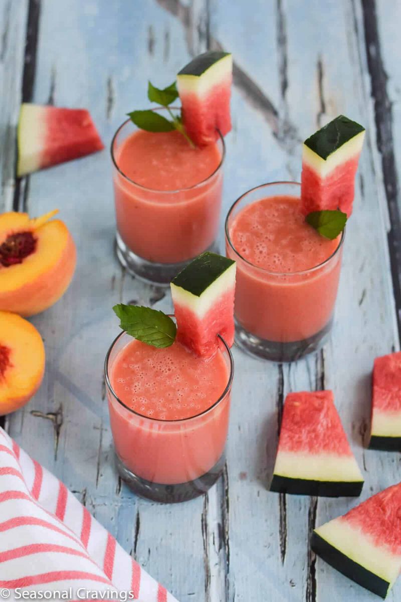 Watermelon Peach Smoothie · Seasonal Cravings