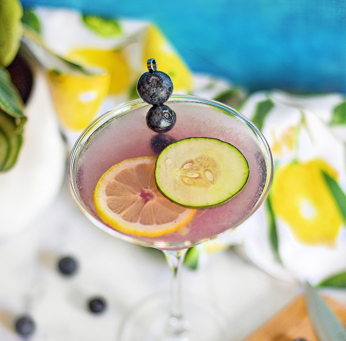 Blueberry Lemonade Martini