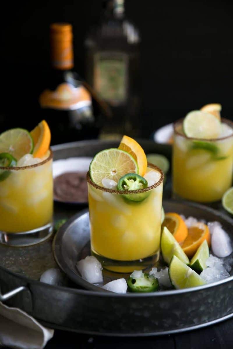 Spicy Orange Margaritas