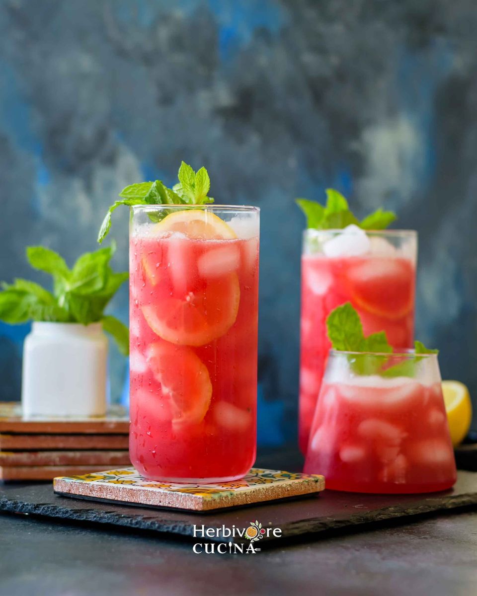 Prickly Pear Lemonade - Herbivore Cucina
