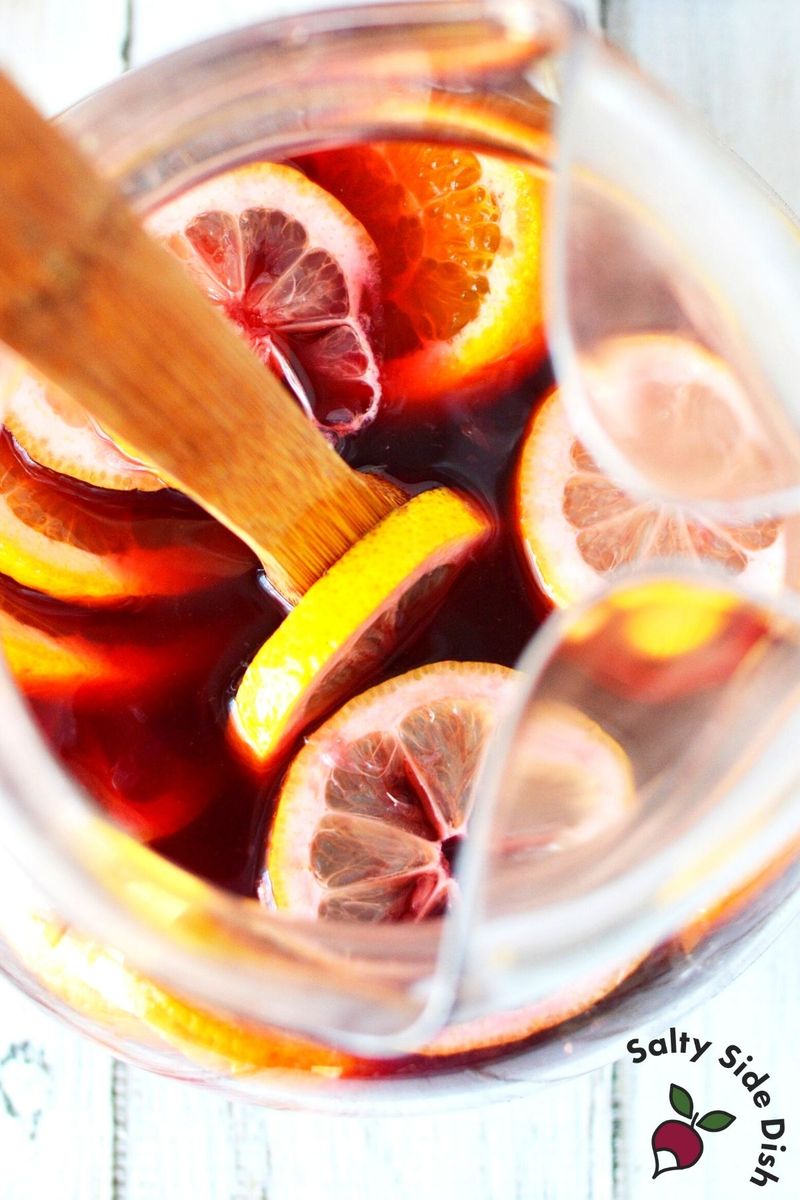 Fruity Red Sangria (Summer Cocktail)