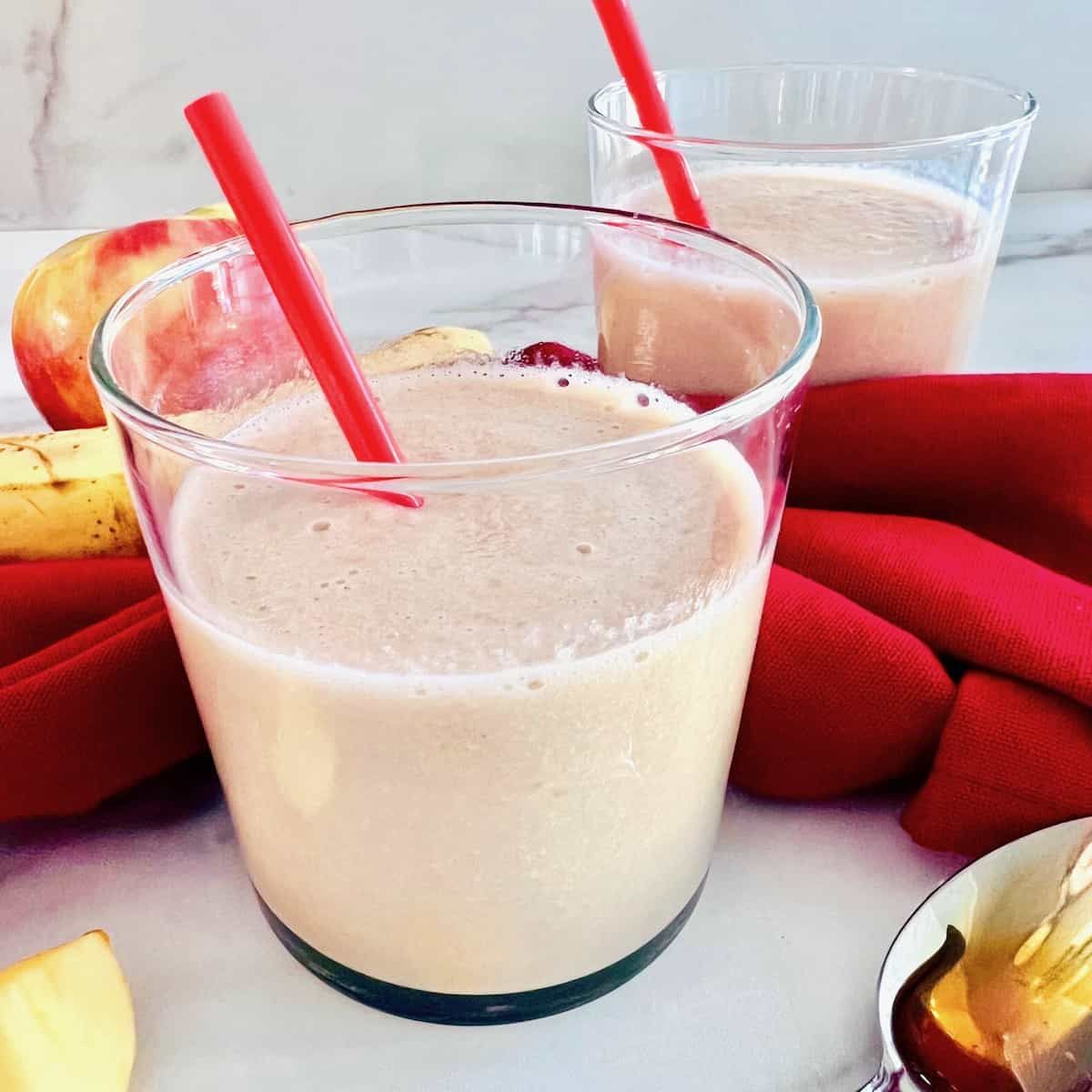 Apple Banana Smoothie - The Short Order Cook