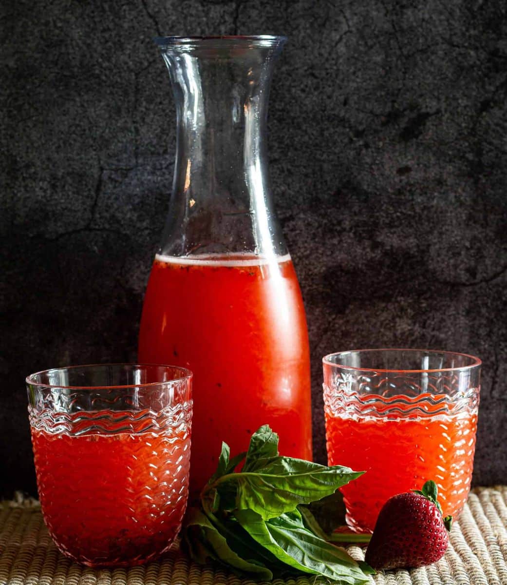 Strawberry Basil Lemonade