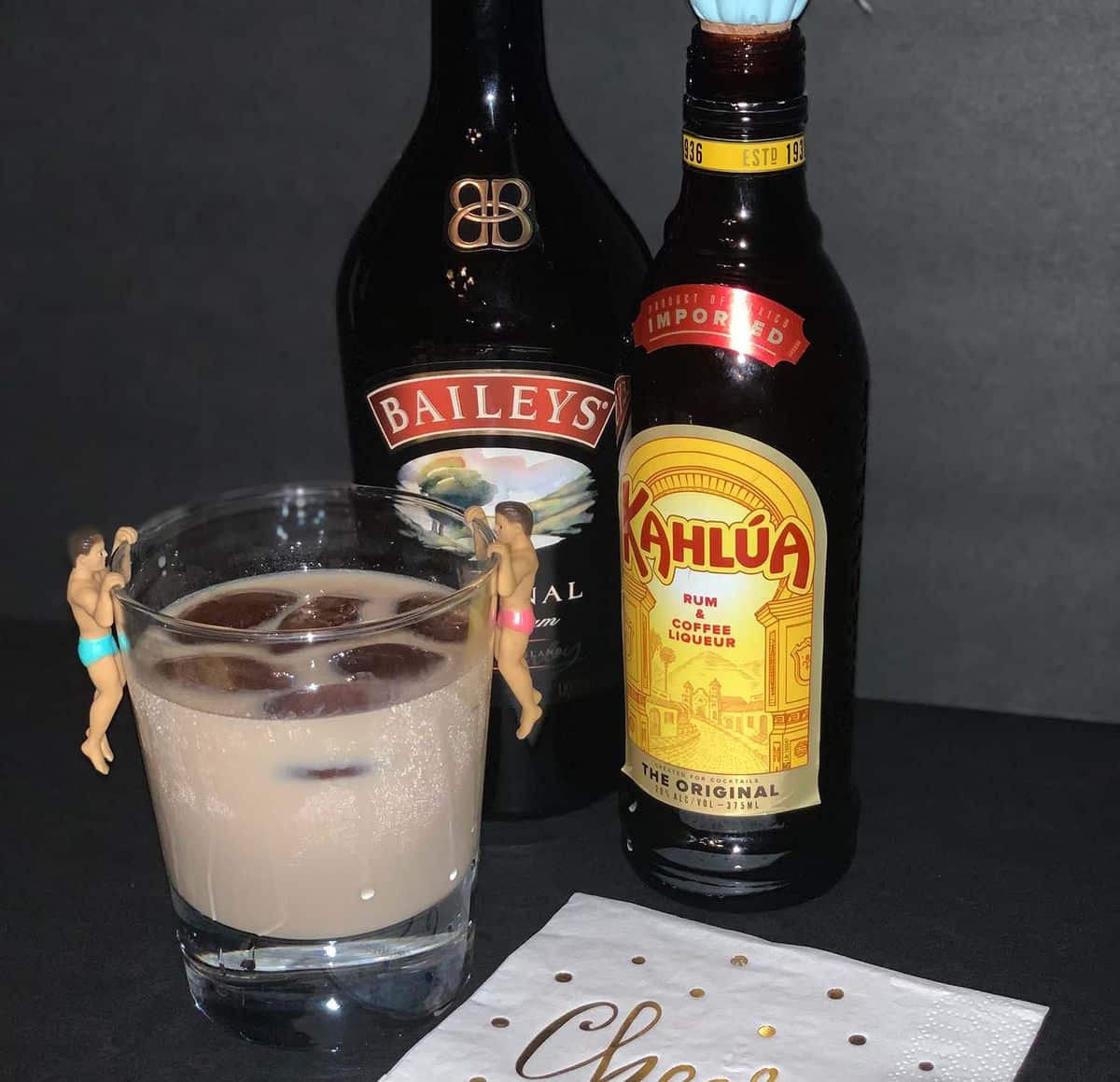 Perky Nipple Cocktail (Creamy Mocha Cocktail) - Cuss Kitchen