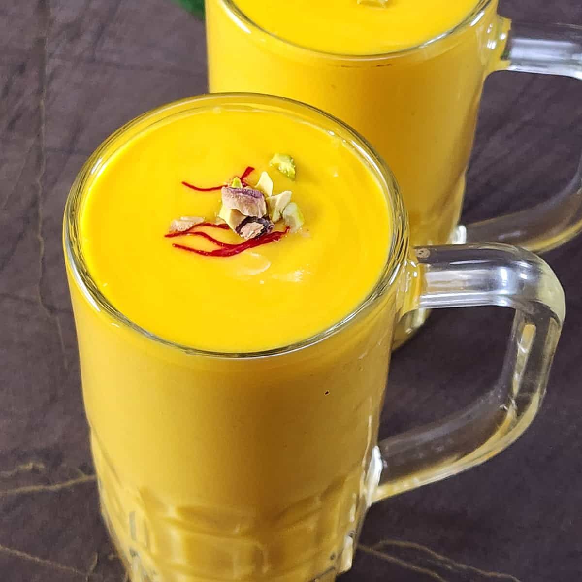 Mango Smoothie | Best Mango Lassi - Cook with Kushi