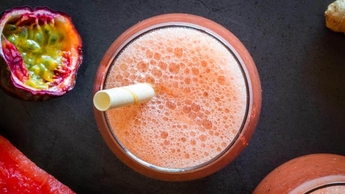 Passion Fruit and Watermelon Juice Recipe