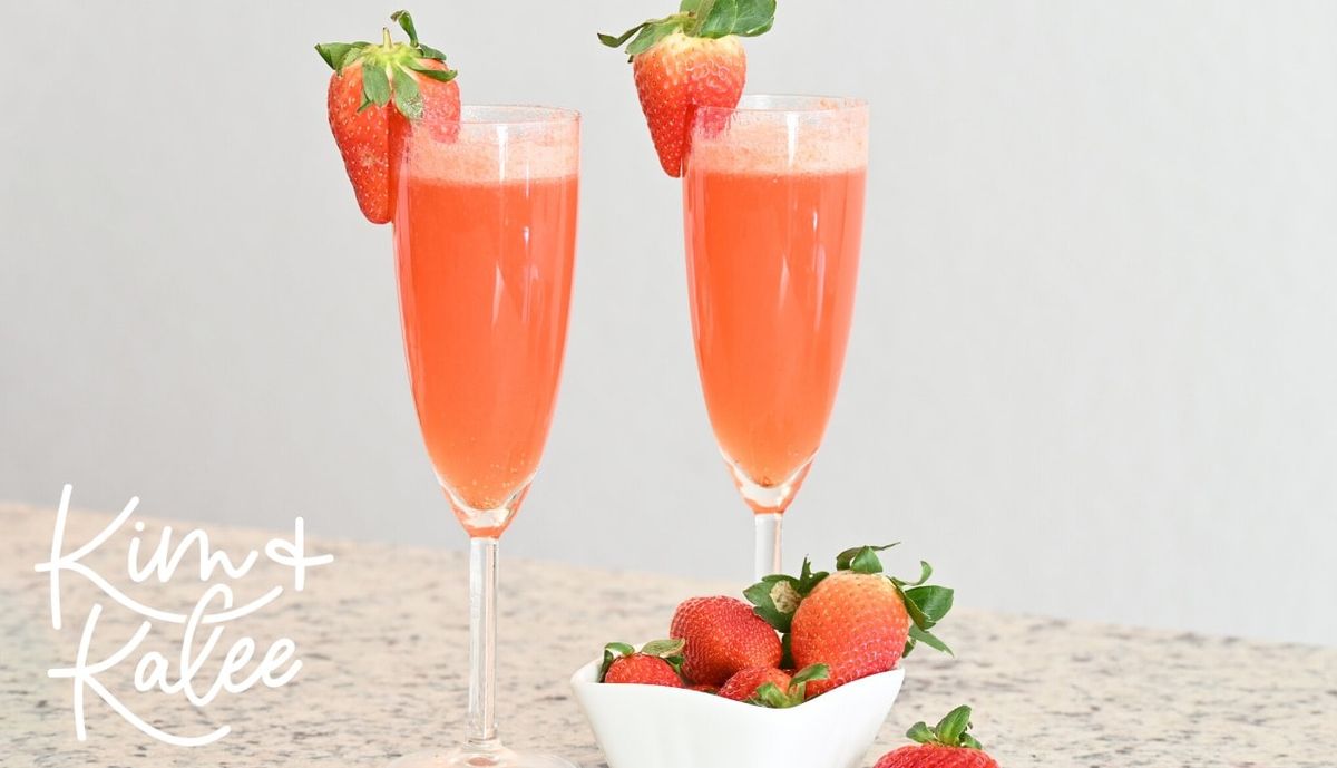 Easy Strawberry Mimosa Recipe Without Orange Juice