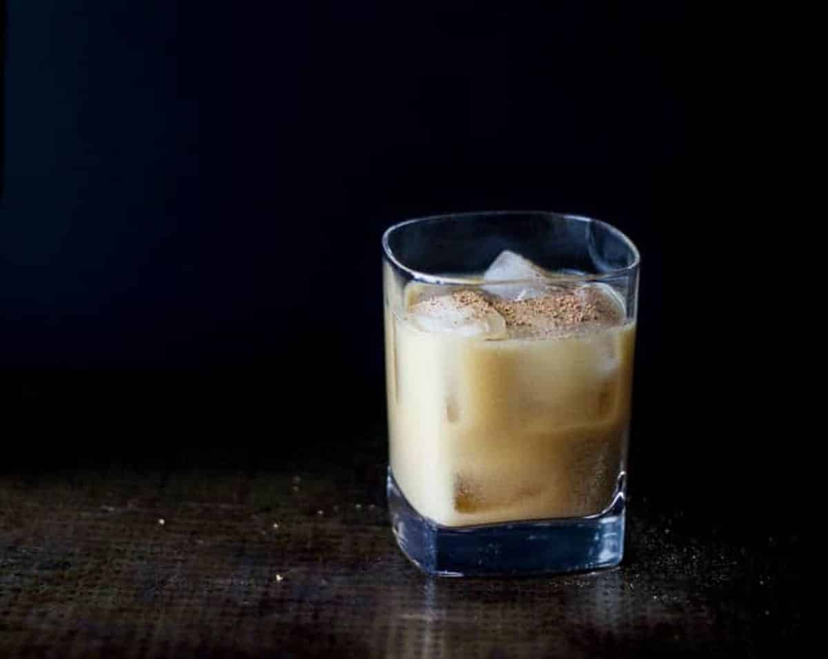 Vegan Bourbon Milk Punch