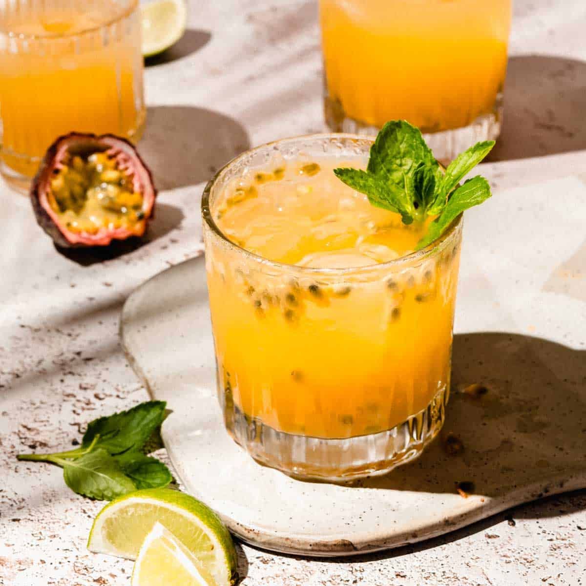 Passion Fruit Mocktail - Wholefood Soulfood Kitchen