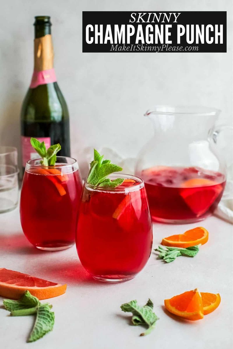 Skinny Champagne Punch