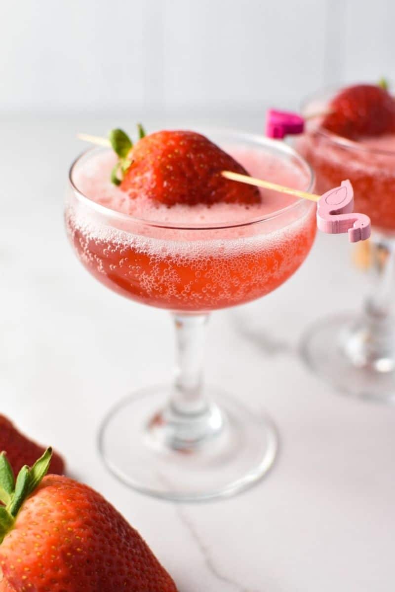 Sparkling Strawberry Mocktail