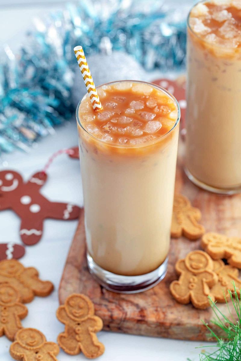 Iced Gingerbread Latte