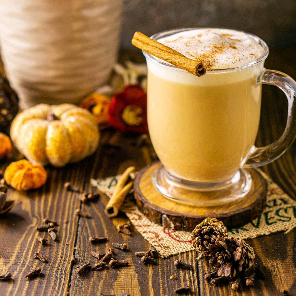 Spiced Pumpkin Chai Latte (Hot or Iced)