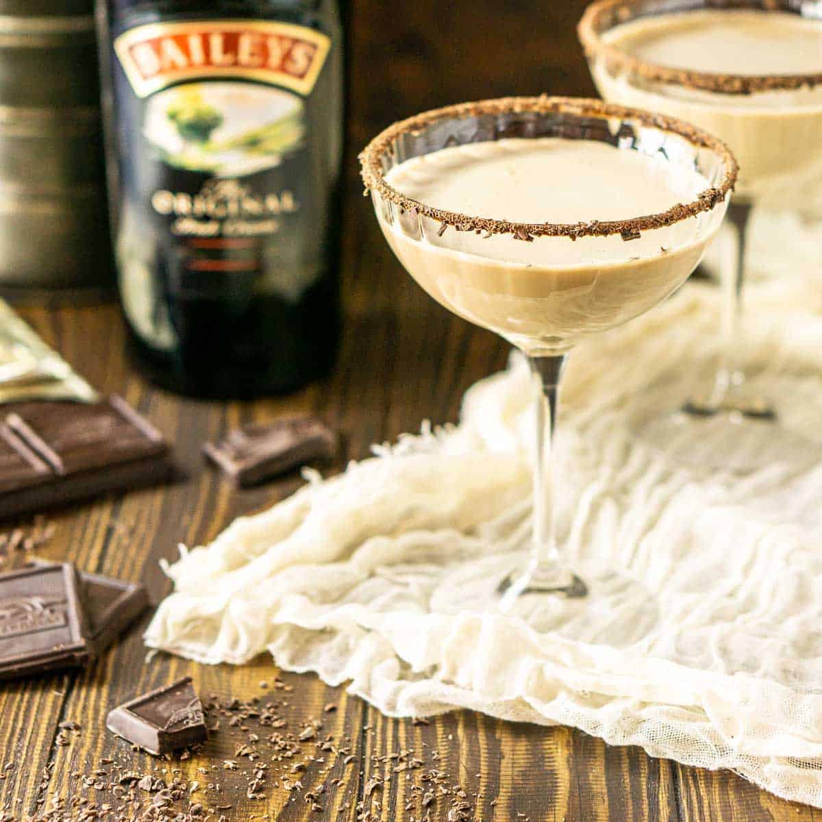 Decadent Baileys Chocolate Martini