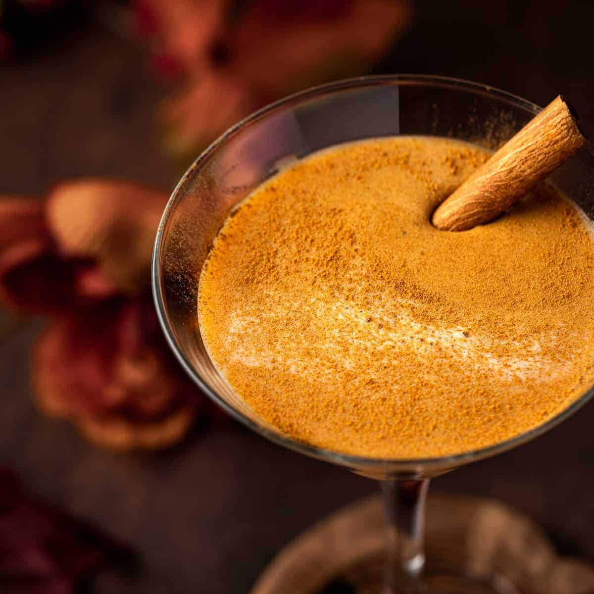 Pumpkin RumChata Martini - The Littlest Crumb