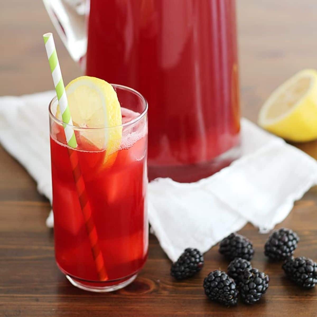 Blackberry Lacto-Fermented Lemonade {Giveaway} | Girl Versus Dough