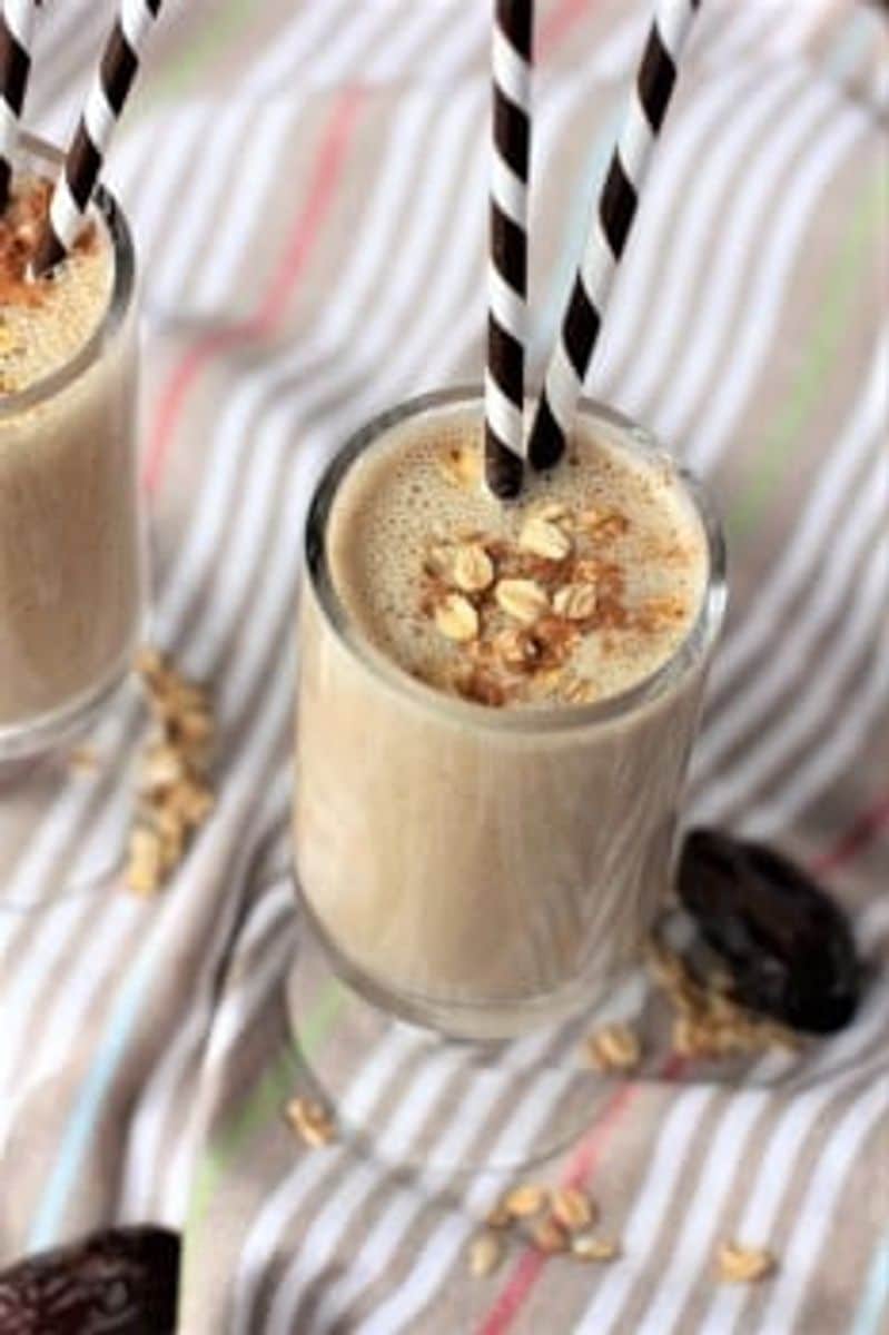 Gingerbread Dough Boy Smoothies | Kitchen Frau