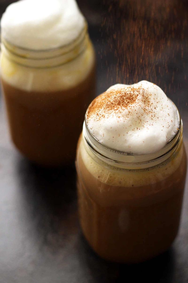 Healthy Vegan Pumpkin Spice Latte • Happy Kitchen