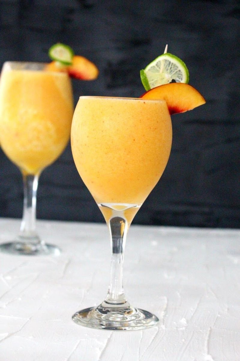 Peach and Mango Daiquiri Recipe - Worldly Treat