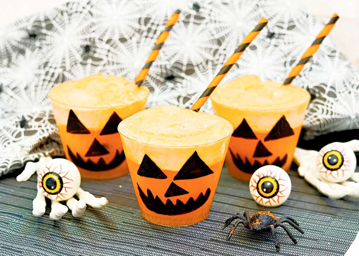 Halloween Punch Recipe: Orange Sherbet Pumpkin