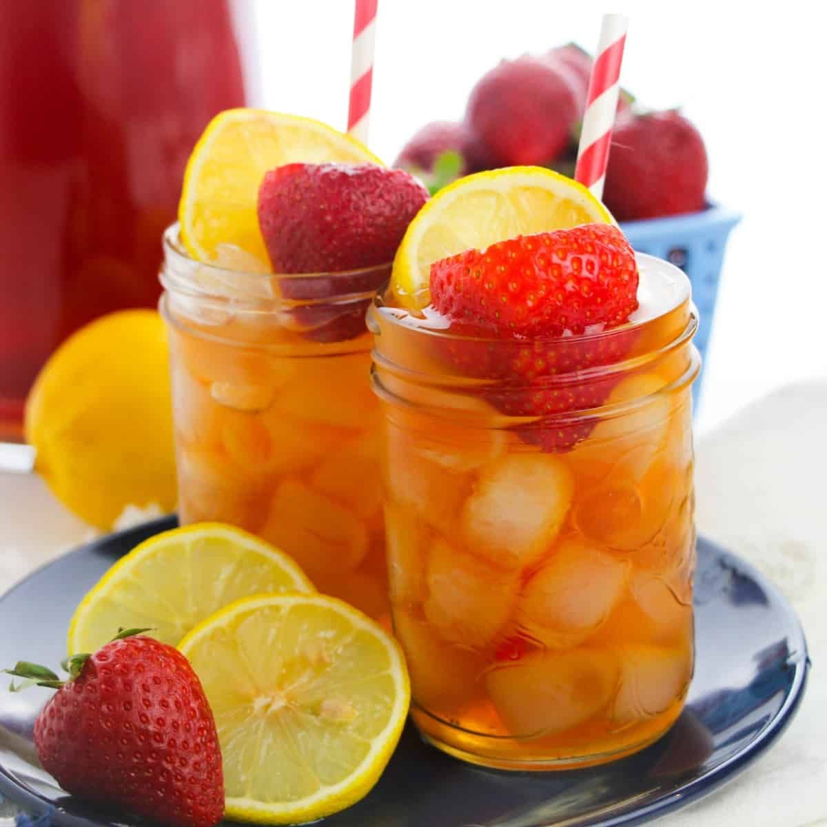 Fresh Strawberry Tea Recipe - Kim Schob