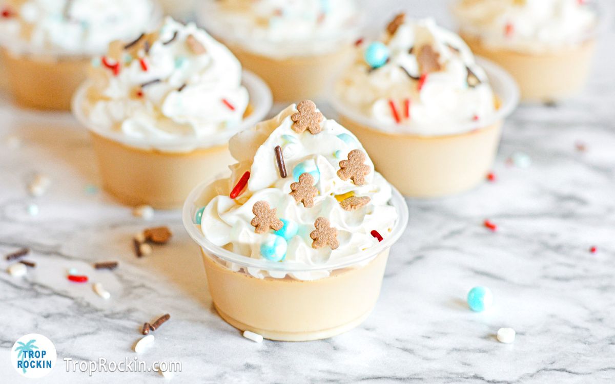 Gingerbread Jello Shots