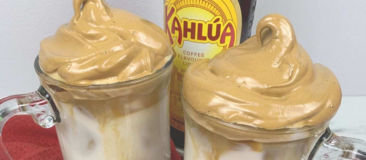 Baileys & Kahlua Boozy Dalgona Whipped Coffee Recipe YUM!