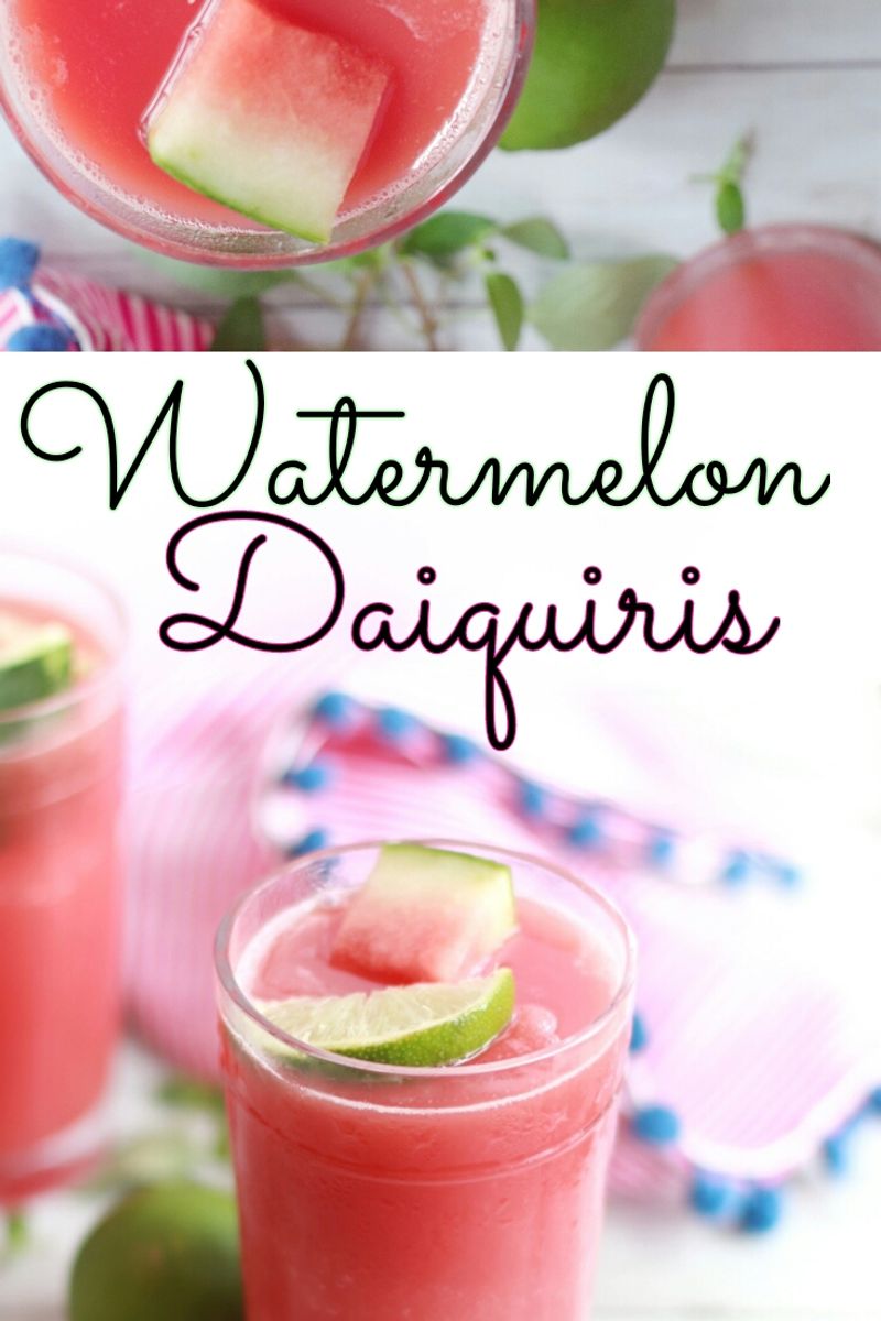 Watermelon Daiquiris - Carefree Mermaid