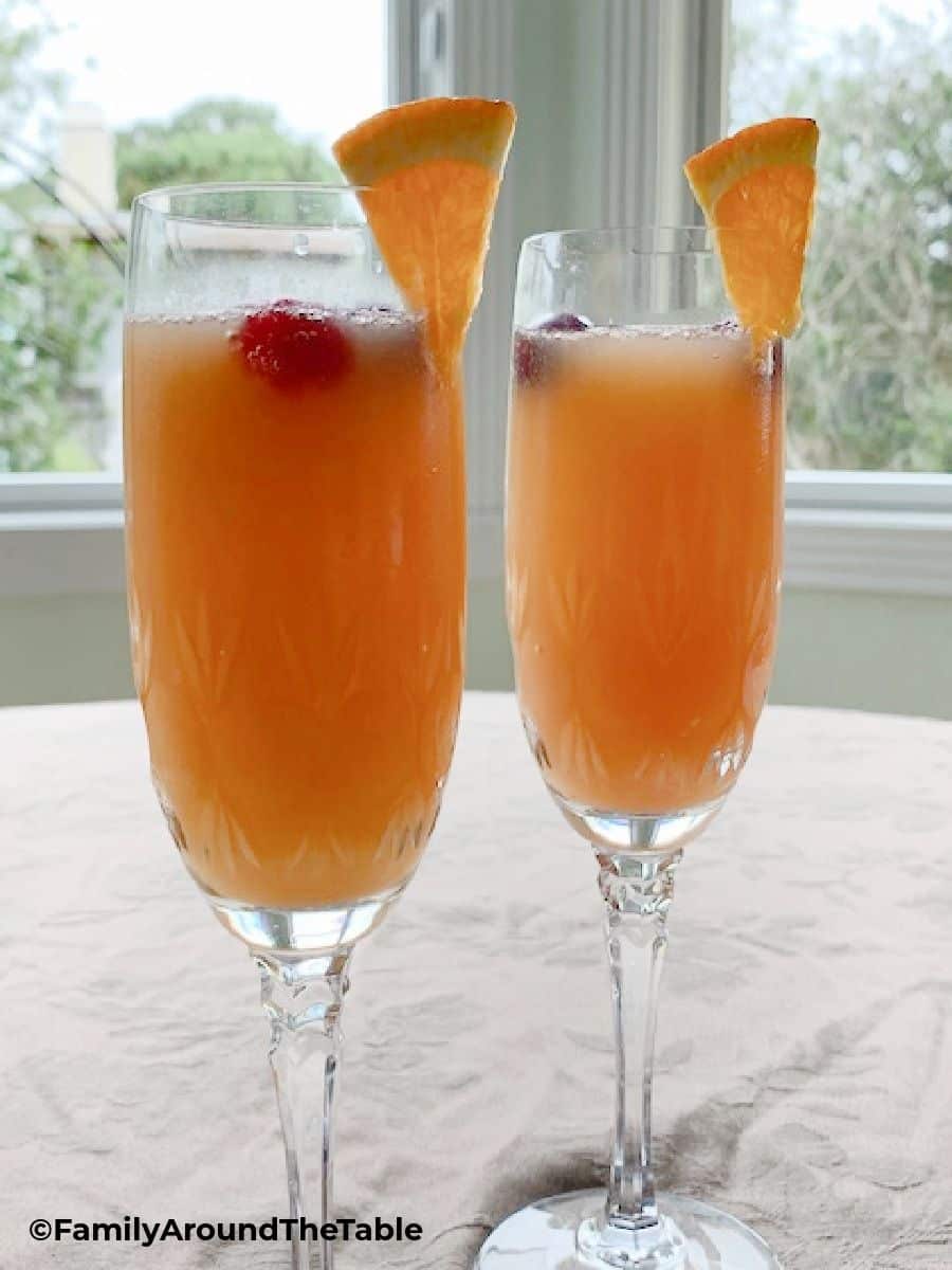 Cranberry Orange Mimosa • Family Around the Table