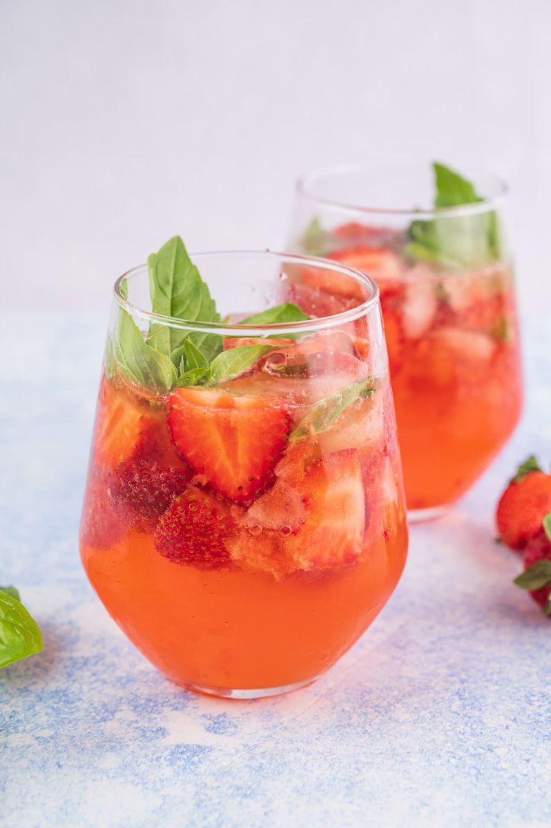 Strawberry Basil Cocktail