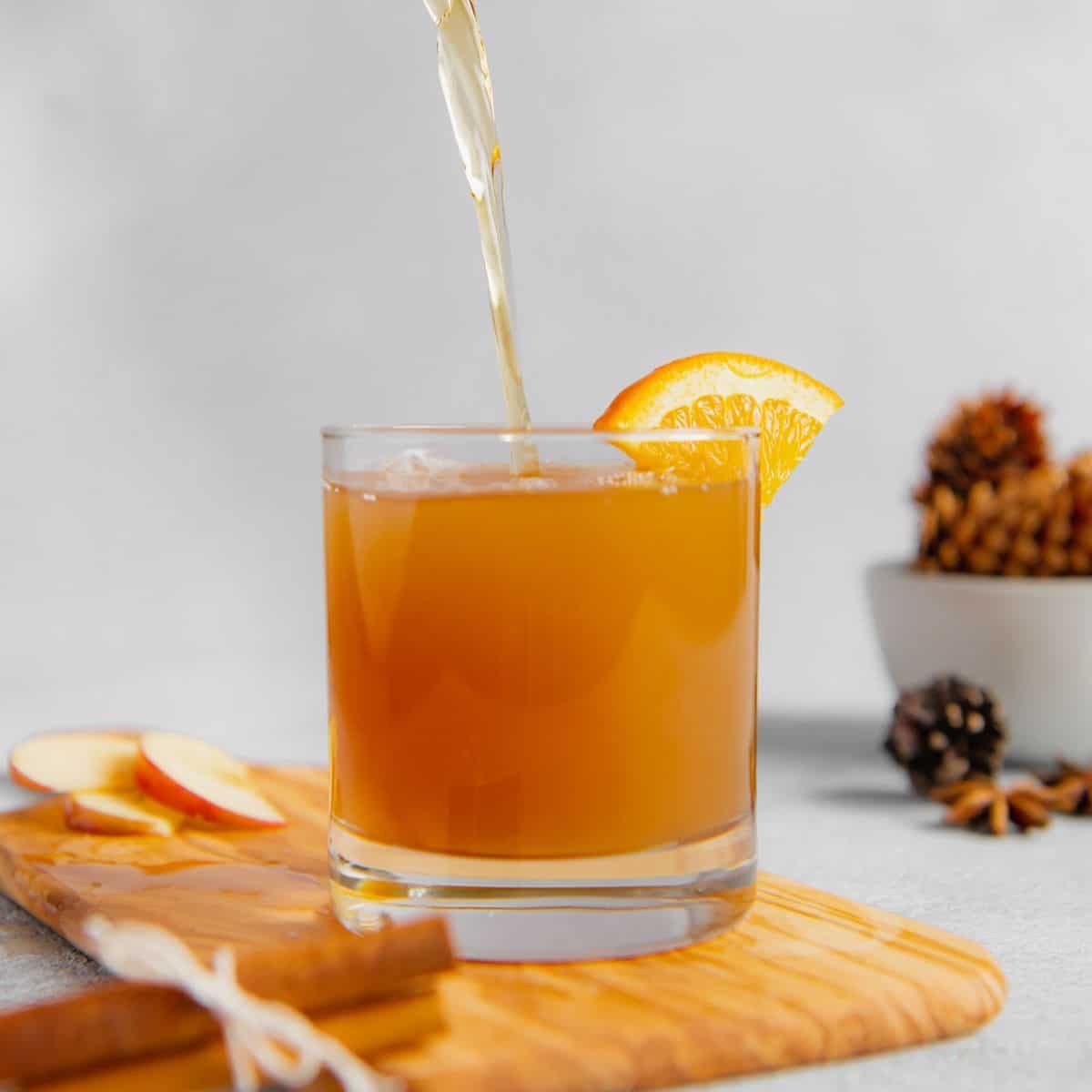 Spiked Mulled Cider with Bourbon - Best Served Vegan