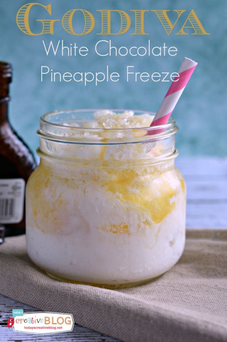 Godiva White Chocolate Pineapple Freeze