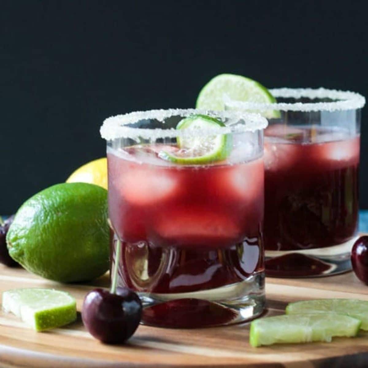 Tart Cherry Sparkling Lemonade ~ Veggie Inspired