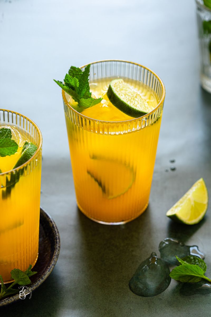 5 minute Mango Mocktail Recipe