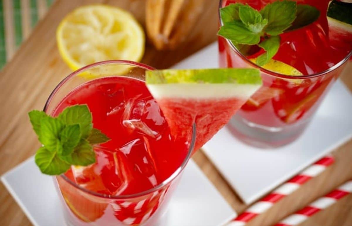 Watermelon Vodka Mint Lemonade