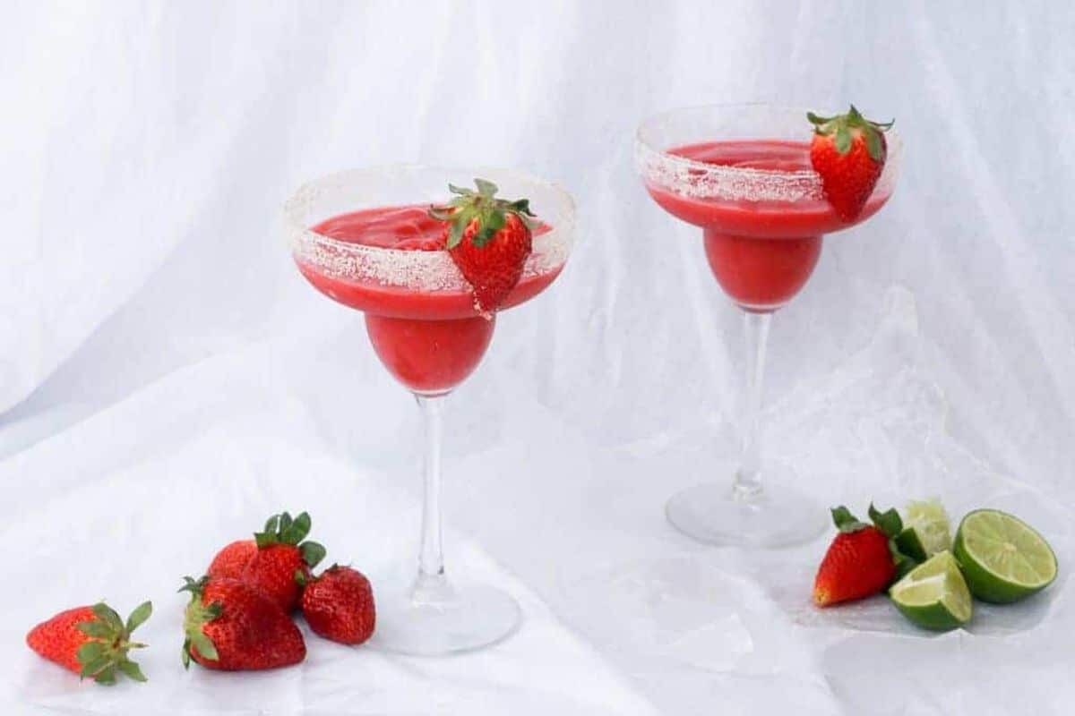 Strawberry Rhubarb Margarita