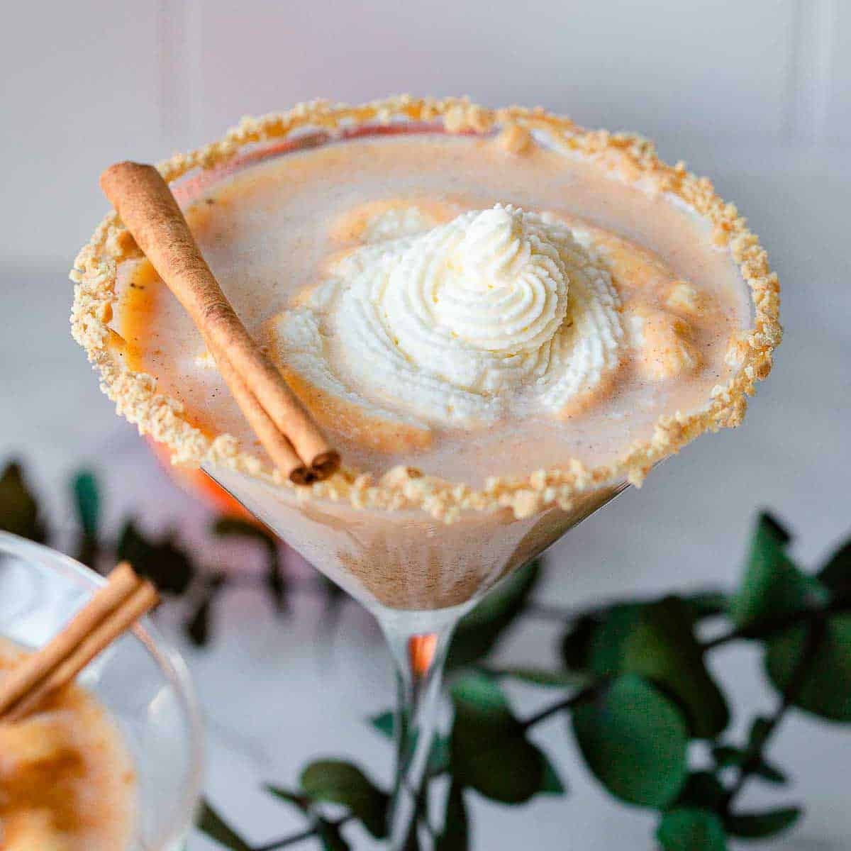 Pumpkin Pie Martini (w/ Rumchata)