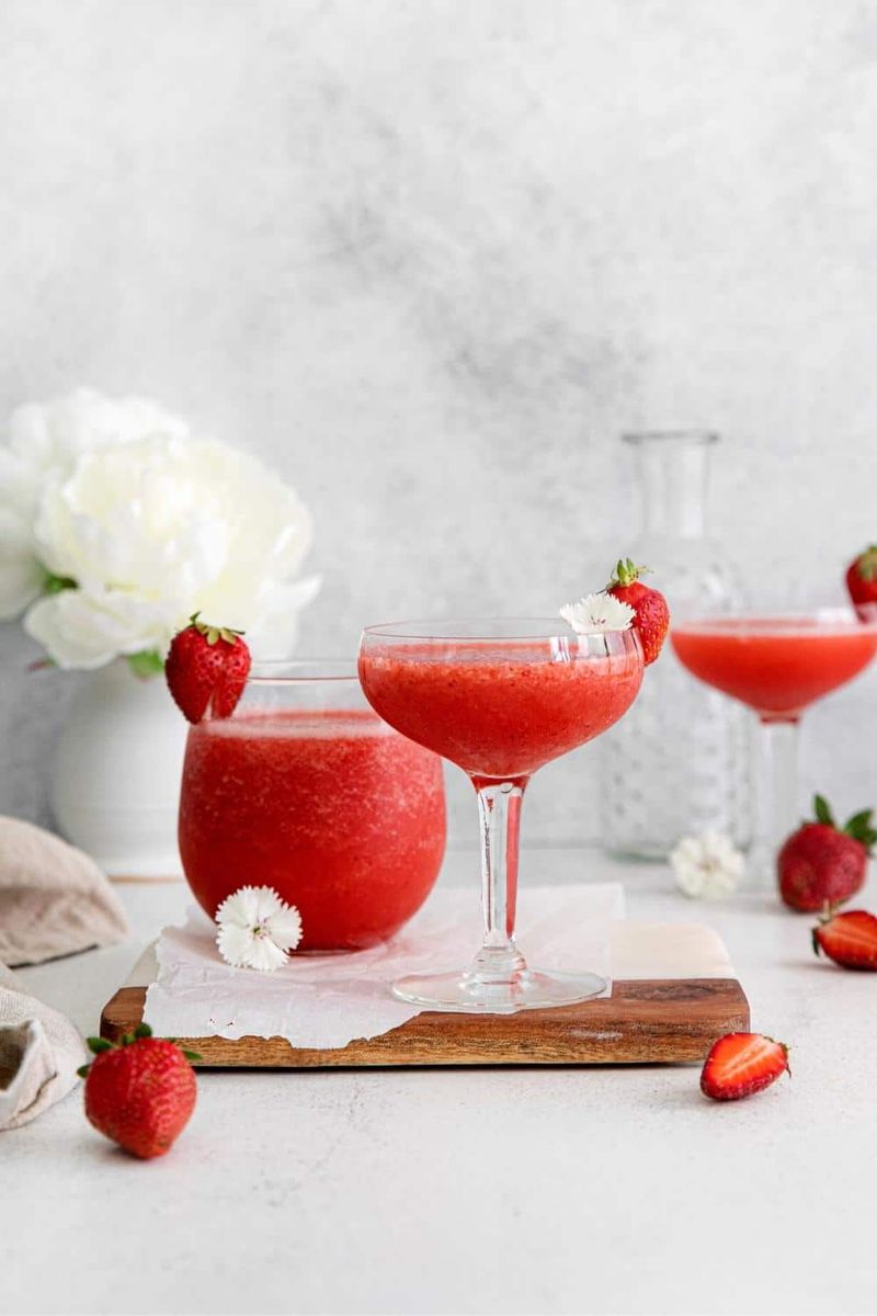 Frozen Rosé (Strawberry Frosé) | Easy 5-Minute Recipe | Confetti & Bliss
