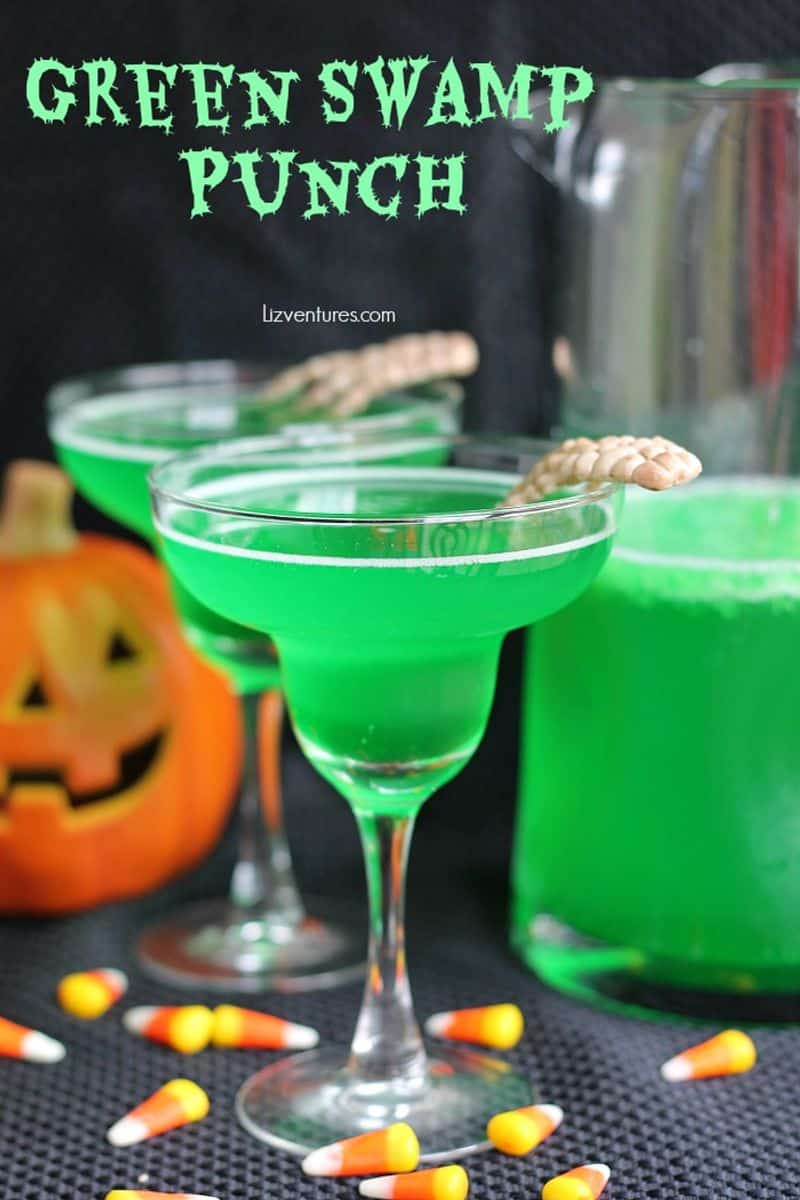Green Swamp Punch Recipe for Halloween | Eat Move Make