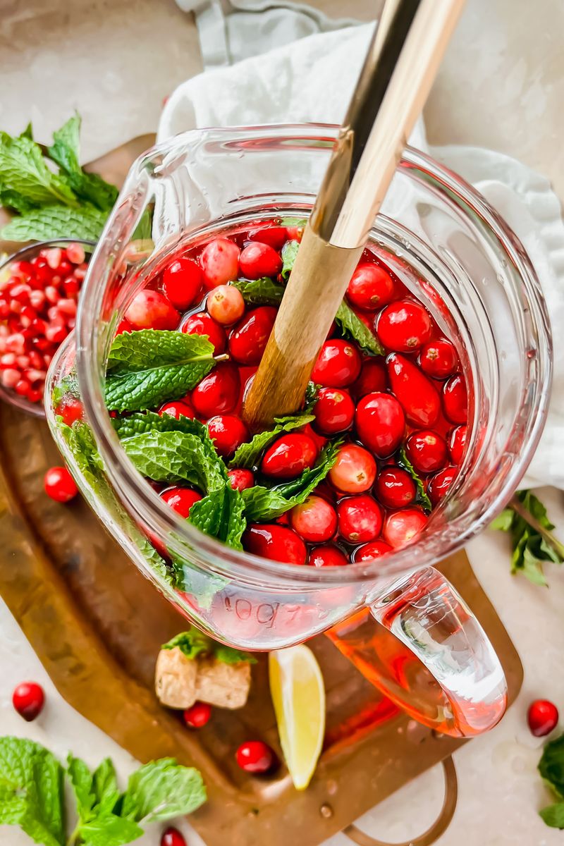 Pomegranate Champagne Punch