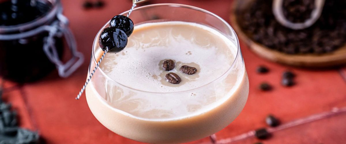 White Chocolate Cherry Espresso Martini
