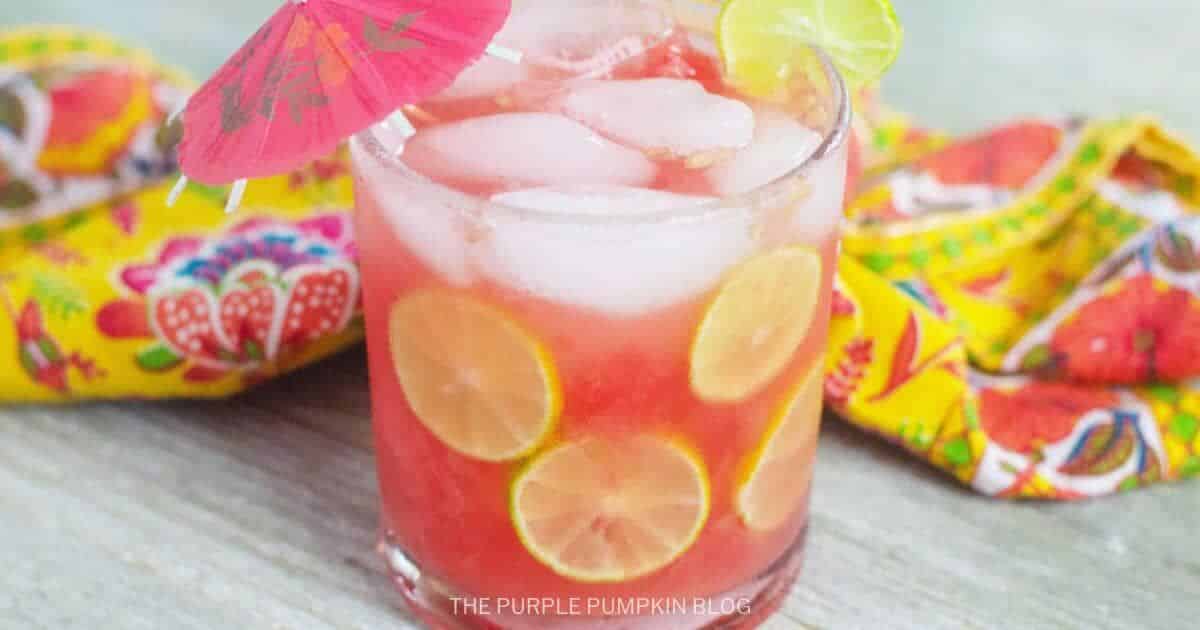 Refreshing Watermelon Lime Spritzer | A White Wine Cocktail