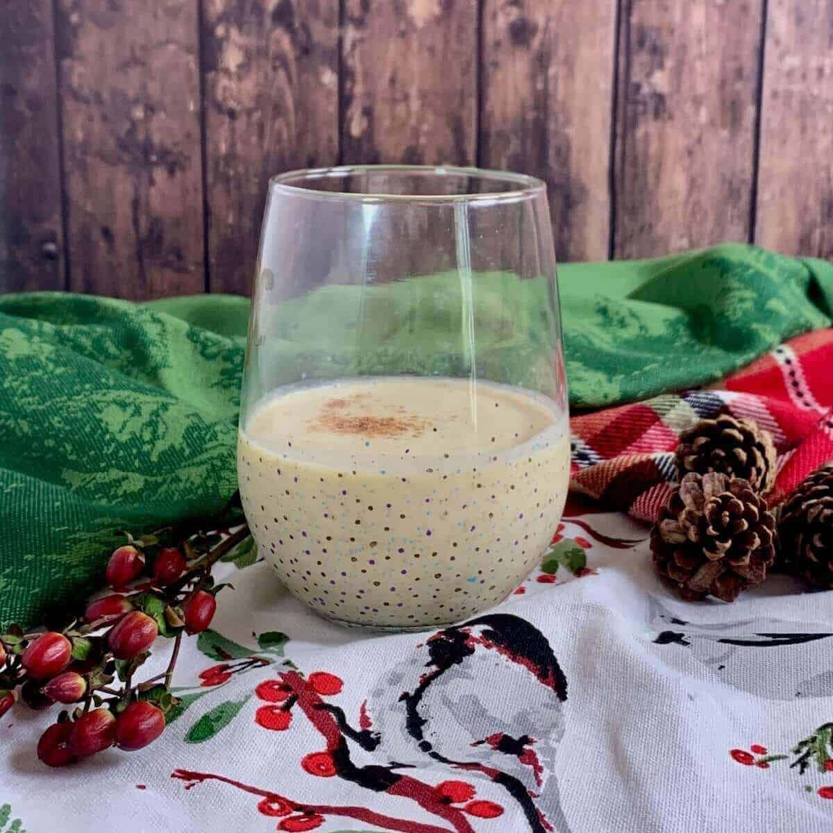 Traditional Creamy Homemade Eggnog