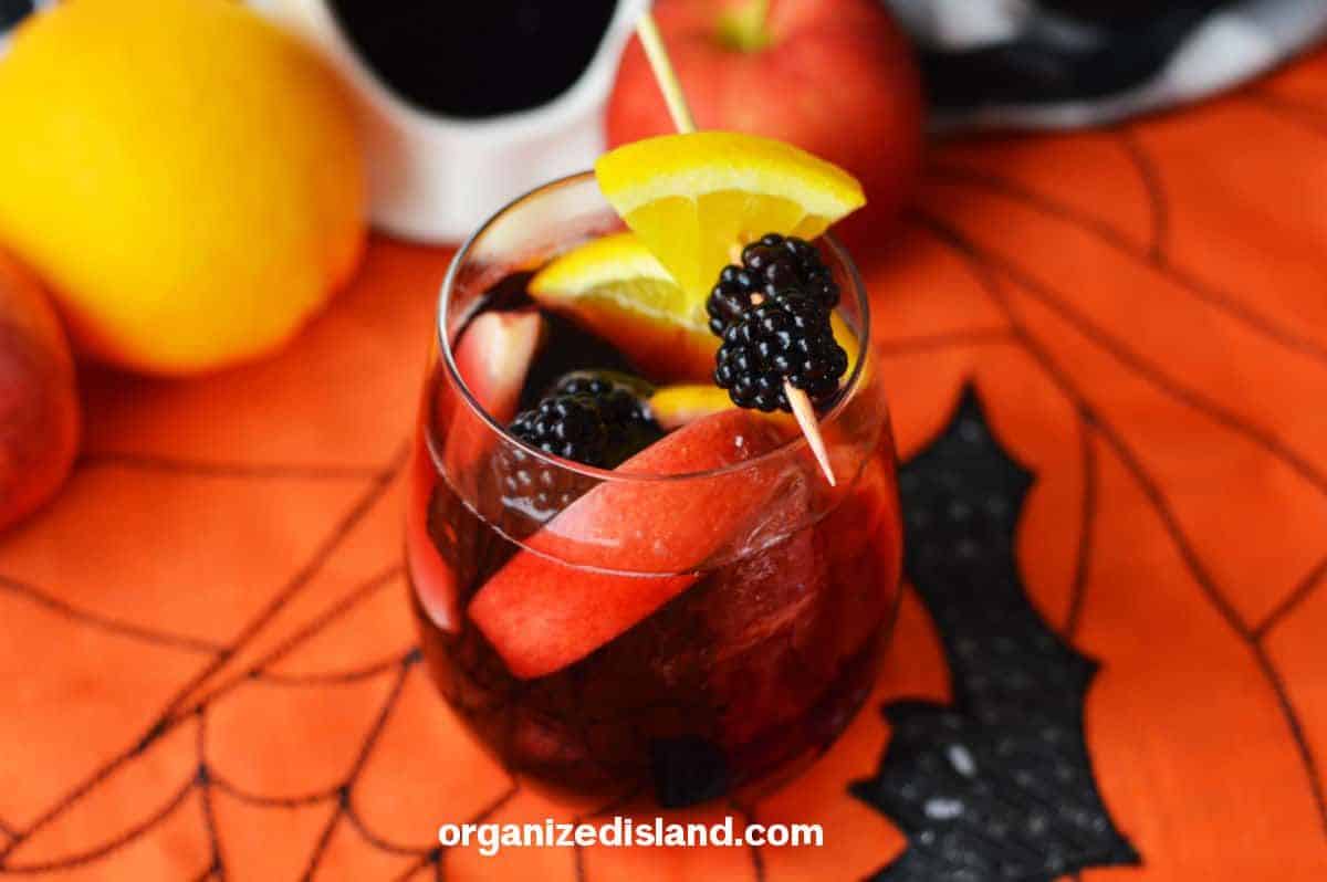 Witch Cocktail Halloween Sangria