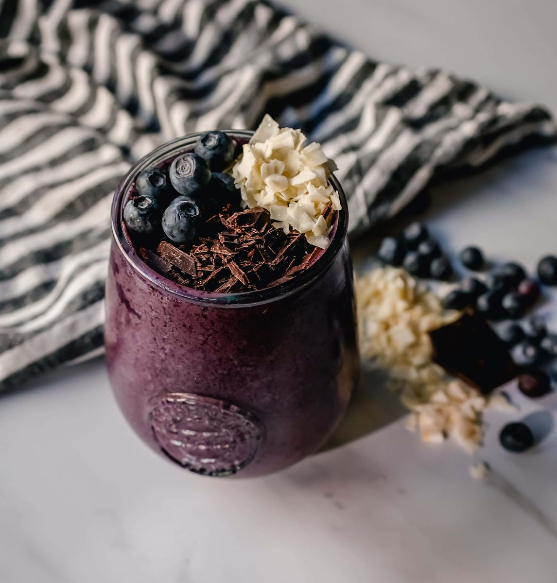 Blueberry Chocolate Smoothie