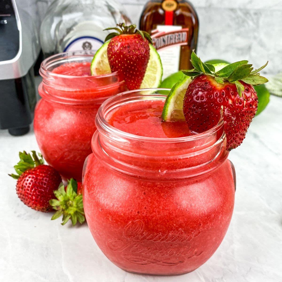 Delicious Frozen Strawberry Margaritas