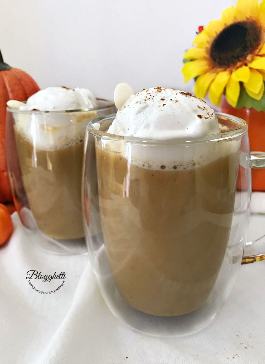 Pumpkin Spice White Hot Chocolate