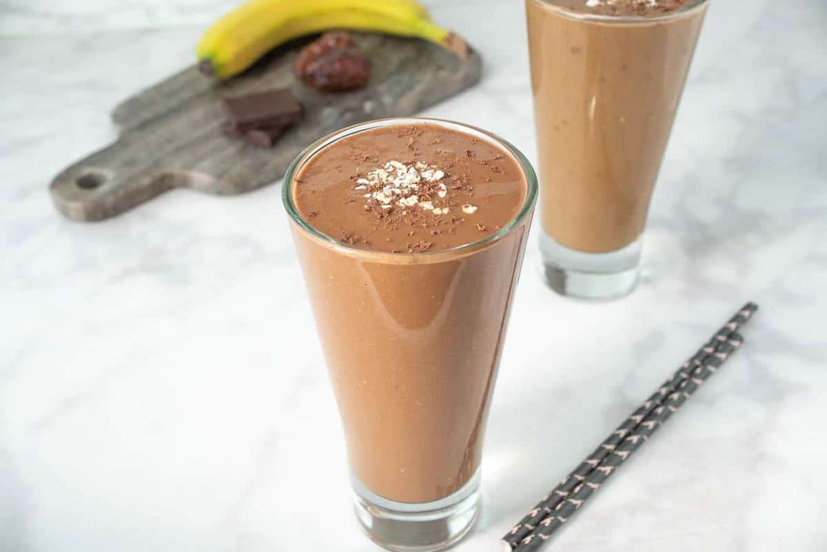 Chocolate Matcha Breakfast Smoothie